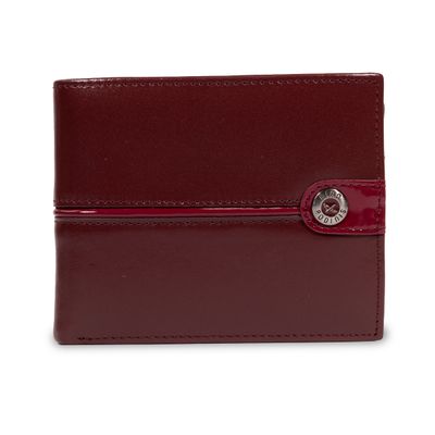 Billetera Hombre Invictus 577 Rojo Gino Rodinis