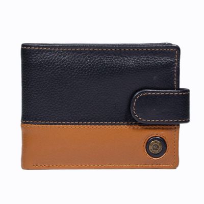 Billetera Hombre Capri 987 Azul/Naranjo Gino Rodinis