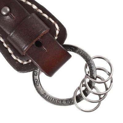 Imagen 2 del producto LLAVERO CUERO HOMBRE  GINO RODINIS  LL119 CAFÉ