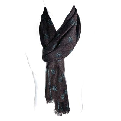 Bufanda de lana PH002 café