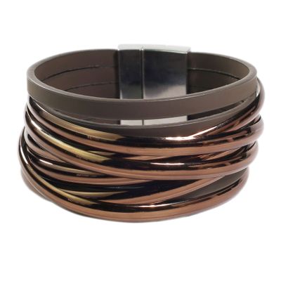 Brazalete Gino Rodinis B398CF Café
