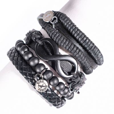 SET BRAZALETE HOMBRE GINO RODINIS  B443