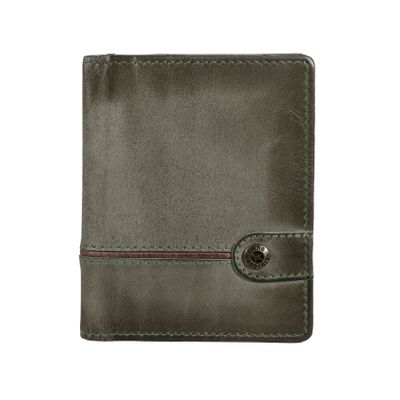 Tarjetero de cuero Hombre Texas 1.165 Verde/Marrón