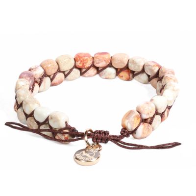 Imagen 2 del producto BRAZALETE UNISEX GINO RODINIS B501 | Beige