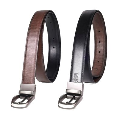 Imagen 2 del producto CINTURON REVERSIBLE HOMBRE GINO RODINIS 2524 | CAFÉ