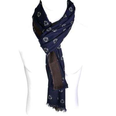 Bufanda de lana PH015 azul