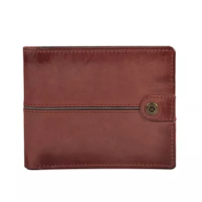 Billetera Gino Rodinis Texas 1.163 Rojo/Marrón