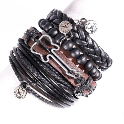 SET BRAZALETE HOMBRE GINO RODINIS  B436