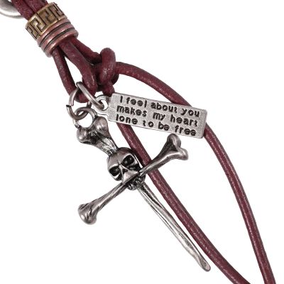 Imagen 2 del producto LLAVERO CUERO HOMBRE GINO RODINIS LL121 BURDEOS