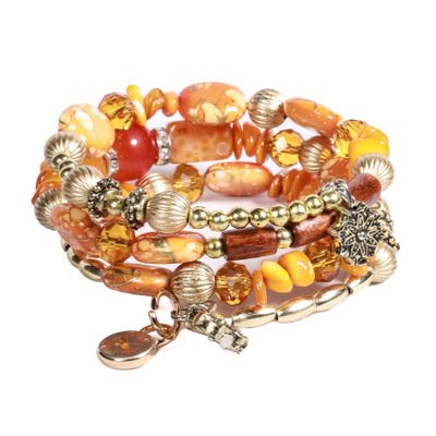Imagen 2 del producto BRAZALETE MUJER GINO RODINIS B509 | Naranjo