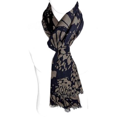 Bufanda de lana PH007 café