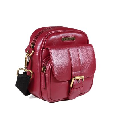 Imagen 2 del producto MORRAL DE CUERO GINO RODINIS 1260 ROJO