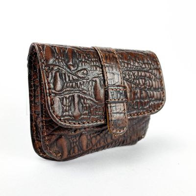 Imagen 2 del producto Tarjetero Gino Rodinis monedero croco 783 marrón/amarillo