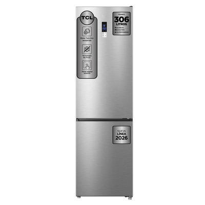 Tcl Refrigerador Bottom Freezer No Frost 306L P306Bfs