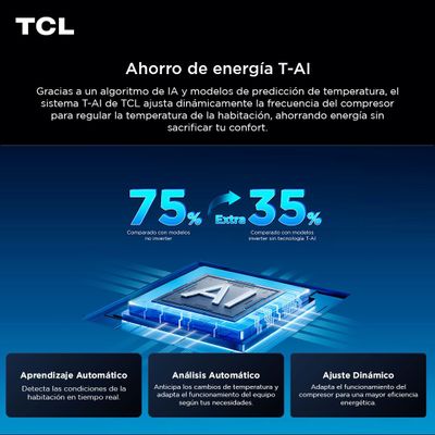 Imagen 2 del producto Aire Acondicionado Inverter TCL SaveIN 18000 BTU WIFI