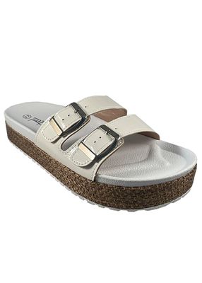 Imagen 2 del producto Sandalia Ecocuero ZAU77 Blanco Charol