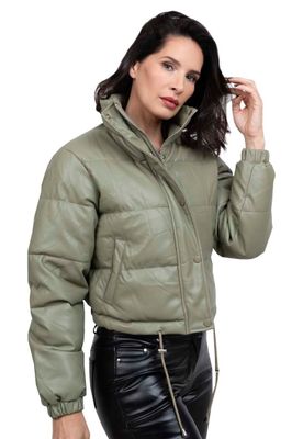 Imagen 2 del producto Chaqueta Puffa EcoCuero CHG64 Verde