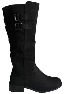 Bota Gamuza Ecológica ZAX75 Negro