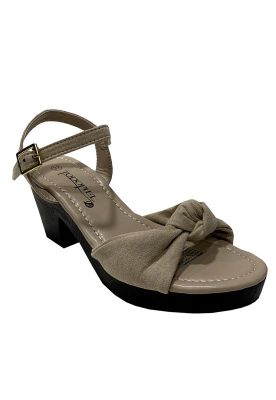 Imagen 2 del producto Sandalia Gamuza Ecológica ZAZ13 Nude