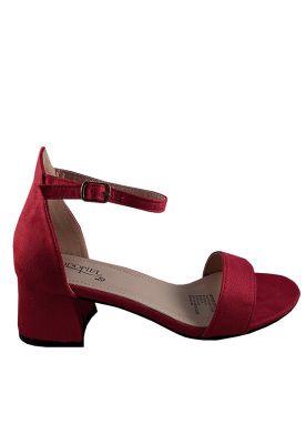 Sandalia Gamuza Ecológica ZAY45 Rojo