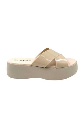 Sandalia Goma ZB037 Beige
