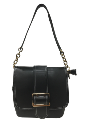 Cartera Cuero Ecológico CRP28 Negro