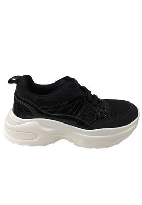 Zapatilla Ecocuero ZAY78 Negro