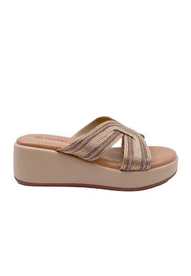 Sandalia Mujer Beige ZB026