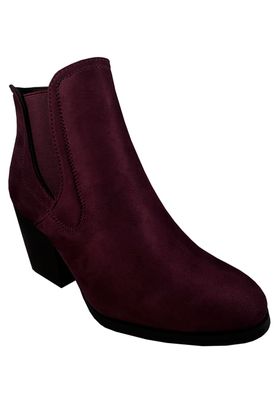 Imagen 2 del producto Botín Gamuza Ecológica ZAZ08 Burdeo