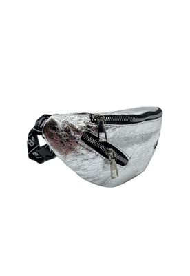 Imagen 2 del producto Bandolera Ecocuero Plata CRU11