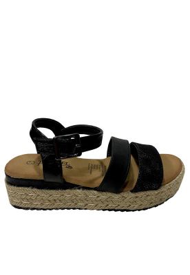 Sandalia Ecocuero ZAZ19 Negro