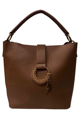 Cartera Cuero Ecológico CRO50 Camel
