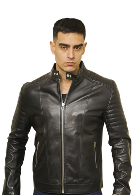 Imagen 2 del producto Chaqueta Cuero CHG17 Negro