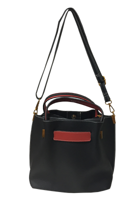 Imagen 1 del producto Cartera Cuero Ecológico CRP44 NegroRojo