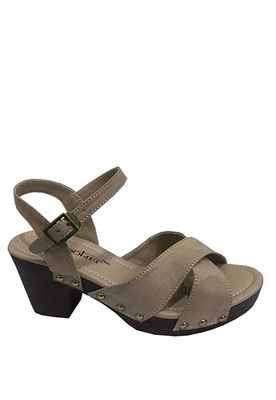 Sandalia Gamuza Ecológica ZAW32 Beige