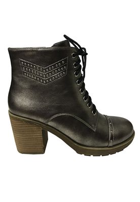 Botín Ecocuero ZAX01 Plata