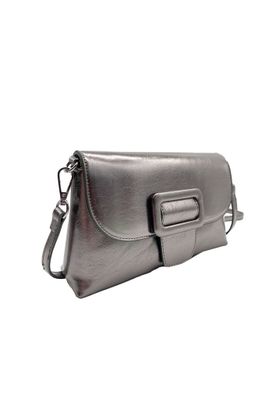 Imagen 2 del producto Cartera de fiesta Ecocuero Plata CRX34