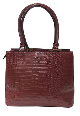 Cartera Cuero Ecológico CRS83 Rojo