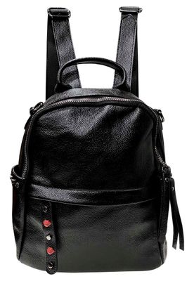 Mochila Cuero CRU45 Negro
