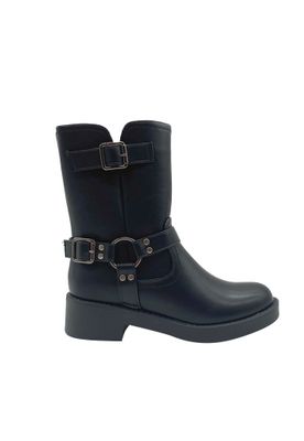 Botin Mujer Negro ZB047