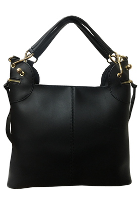 Cartera Cuero Ecológico CRR94 Negro