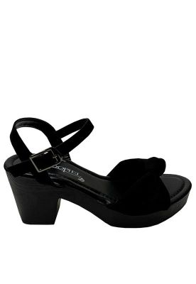 Sandalia Gamuza Ecológica ZAZ13 Negro
