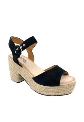 Imagen 2 del producto Sandalia Gamuza ecológica ZB019 Negro