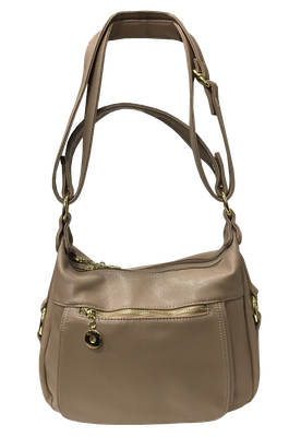 Cartera Cuero Ecológico CRS02 Beige