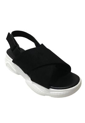 Imagen 2 del producto Sandalia Gamuza Ecológica ZAX32 Negro