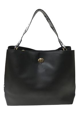 Cartera Cuero Ecológico CRS85 Negro