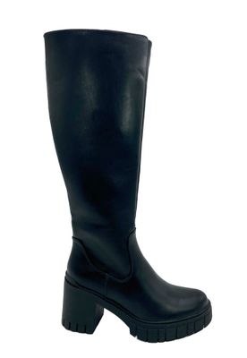 Bota ZB001 Ecocuero Negro
