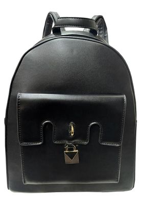 Mochila Cuero Ecológico CRU09 Negro