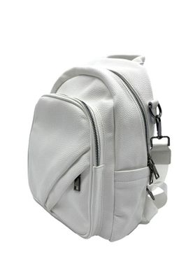 Imagen 2 del producto Mochila Cuero Blanco CRU74
