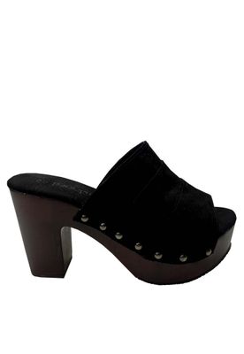 Sandalia Gamuza Ecológica ZAW33 Negro